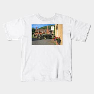 The Pack Horse Bridge, Allerford Kids T-Shirt